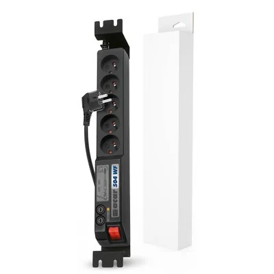 HSK Data (Acar/Axon) ACAR 504WF RACK-listwa przeciwprzep.5 m/czarny (ALP-ACAR504WF---03BKG)