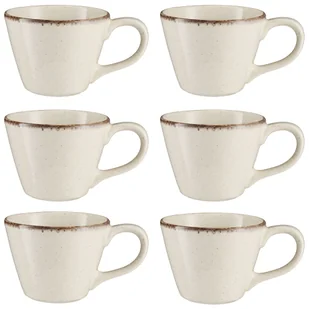 Zestaw kubków ceramicznych jumbo 400 ml 6 sztuk DIUNE - Kubki - miniaturka - grafika 1