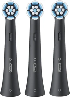 Oral-B iO Gentle Care Black replacement brushes 3pcs, black - Końcówki do szczoteczek elektrycznych - miniaturka - grafika 1