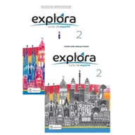 Książki do nauki języka hiszpańskiego - Explora 2. Curso de españ ol. Podręcznik + audio online i zeszyt ćwiczeń do języka hiszpańskiego - miniaturka - grafika 1