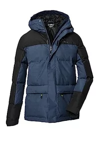 Kurtki i płaszcze dla chłopców - Killtec Chłopięca pikowana kurtka z kapturem/kurtka zimowa jest odporna na działanie wody KOW 156 BYS QLTD JCKT, ciemny ocean, 140, 40912-000 - grafika 1