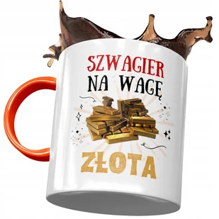 Kubek Pomarańczowy Dla Szwagra Urodziny na Prezent z Nadrukiem ze Zdjęciem + Opakowanie na prezent (wzór 01) - Kubki Kubek Pomarańczowy Dla Szwagra Urodziny na Prezent z Nadrukiem ze Zdjęciem + Opakowanie na prezent (wzór 01) - Kubki - miniaturka - grafika 1