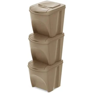 Komplet Koszy Na Śmieci ECO SET3 Naturo ECO 3X25L - Kosze na śmieci - miniaturka - grafika 1
