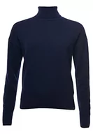 Swetry damskie - Sweter damski Superdry Lambswool Roll Neck, fajna woda, 38 - miniaturka - grafika 1