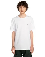 Koszulki męskie - Element Dzianinowy top z krótkim rękawem Crail SS męski biały XL - miniaturka - grafika 1