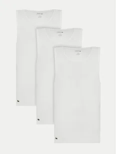 Lacoste Komplet 3 tank topów TH9009 Biały Regular Fit - Koszulki męskie - miniaturka - grafika 1