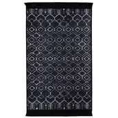 Dywany - Dywan drukowany Mesh petra 50 x 80 cm czarny - miniaturka - grafika 1