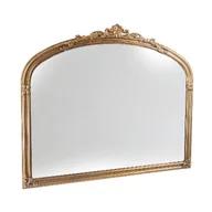 Lustra - Romimex Złote metalowe lustro ścienne 105 x 88 x 4 cm - miniaturka - grafika 1