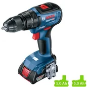 Wiertarko-wkrętarki akumulatorowe - Bosch GSB 18V-50 Aku Wkrętarka, 18V, 2x 5,0 Ah 06019H5101 - miniaturka - grafika 1