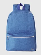 Plecaki - Benetton Plecak w kolorze niebieskim - 25 x 36 x 12 cm - miniaturka - grafika 1