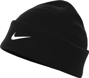 Nike Unisex Czapka Czapka U NK DF Peak Beanie SC P TM, Czarna/Biała, FQ8292-010, MISC - Czapki damskie - miniaturka - grafika 1