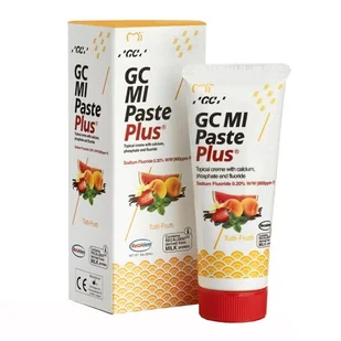 GC Mi Paste Plus Tutti Frutti - Sztuczne szkliwo z fluorem o smaku owocowym 35 ml - Pasty do zębów - miniaturka - grafika 1