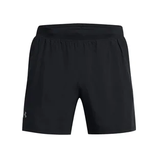 Męskie Spodenki UNDER ARMOUR UA LAUNCH 5'' SHORTS 1382617-001 – Czarny - Spodenki męskie - miniaturka - grafika 1