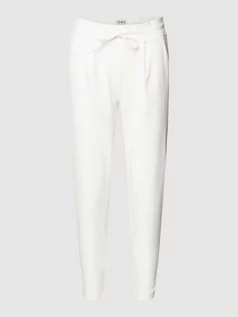 Spodnie damskie - Spodnie dresowe o skróconym kroju model ‘KATE’ - grafika 1