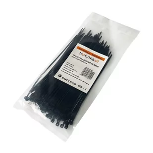 Opaski zaciskowe Tretytka UV 2,5 x 160 mm, czarny - Inne mocowania - miniaturka - grafika 1