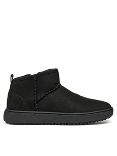 Geox Botki Theleven J46HUC 000AU C9999 S Czarny - Buty dla dziewczynek - miniaturka - grafika 1