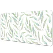 Podkładki na biurko - Mata ochronna na biurko Delikatne liście 90x45 cm - miniaturka - grafika 1