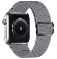 Akcesoria do smartwatchy - Opaska Pasek Bransoleta Nylon Zapięcie Apple Watch 1/2/3/4/5/6/7/8/Ultra/Se 42/44/45/49Mm Gray - miniaturka - grafika 1