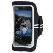 Etui i futerały do telefonów - Mil-Tec Opaska na Telefon Lycra Sports Armband Czarna - Czarny - miniaturka - grafika 1