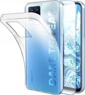 Etui i futerały do telefonów - Etui Do Realme 8 / 8 Pro Przezroczyste, Silikonowe, Ochronne Szkło 9H - miniaturka - grafika 1