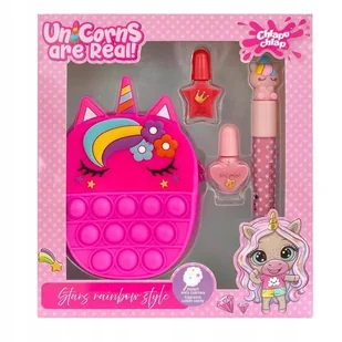 ESTETICA Chlapu Chlap Unicorns Are Real zestaw dziecięcy z torebką - Kosmetyki kąpielowe dla dzieci - miniaturka - grafika 1