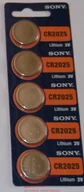 Baterie i akcesoria - Sony Bateria CR2025 5 szt. - miniaturka - grafika 1