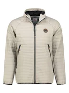 Kurtki męskie - Geographical Norway Kurtka zimowa "Carno" w kolorze beżowym - miniaturka - grafika 1