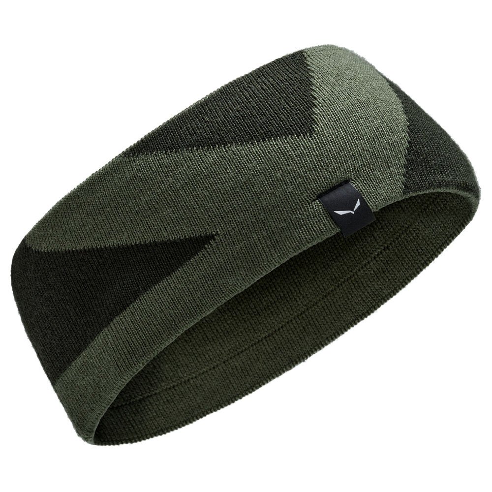 Opaska na głowę Salewa Pure AM Headband Dark Olive/5A50