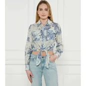 Koszule damskie - GUESS Koszula ADELAIDE | Cropped Fit - miniaturka - grafika 1
