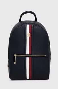 Tommy Hilfiger plecak damski kolor granatowy mały wzorzysty - Plecaki - miniaturka - grafika 1