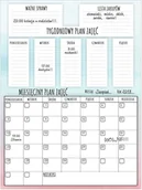 Planery - Planery na lodówkę Tablica magnetyczna Duży Planer miesięczny tygodniowy XXL - miniaturka - grafika 1