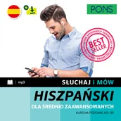 Książki do nauki języka hiszpańskiego - Słuchaj i mów. Hiszpański. Kurs na poziomie A2+/B1 - miniaturka - grafika 1