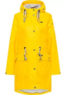 Schmuddelwedda płaszcz przeciwdeszczowy damski 34319186, Żółty, jasnoszary melanż, S - Kurtki damskie - miniaturka - grafika 1