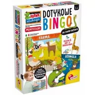 Gry planszowe - Lisciani Giochi Bingo Montessori Dotykowe ze zwierzętami - miniaturka - grafika 1