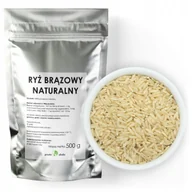 Ryż - Ryż Brązowy Ryż Naturalny Długi 500G - miniaturka - grafika 1