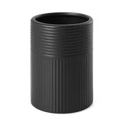 Kubki na szczoteczki do zębów - Kubek Tusa kamionka czarny - miniaturka - grafika 1