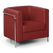 Fotele - B2B Partner Fotel CLUB, bordowy XP-124-1 180192# - miniaturka - grafika 1