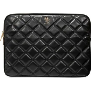 Guess Quilted 4G Sleeve - Etui na notebooka 13" / 14" (czarny) - Torby na laptopy - miniaturka - grafika 1