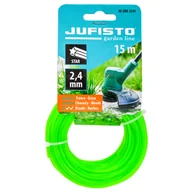 Akcesoria do kos i kosiarek - Żyłka Tnąca Do Kos I Podkaszarek 2,4 Mm 15 Mb Jufisto Ju-Zok-2241 Gwiazdka - miniaturka - grafika 1