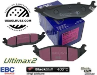 Tarcze hamulcowe - Tylne klocki Ultimax2 + nawiercone nacinane tarcze hamulcowe EBC seria GD Dodge Durango 2004-2009 - miniaturka - grafika 1