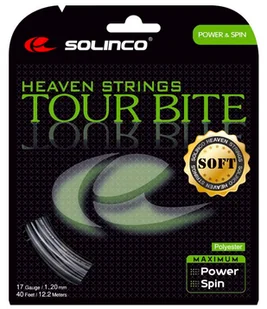 Zestaw częściowy Tour Bite Soft solinco struny srebrny 12.2 m 0555220121900010 S-TBS-16LS-1,25 mm - Tenis ziemny - miniaturka - grafika 1