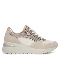 Sneakersy damskie - Sneakersy Clara Barson WS2P260-03 Beżowy - miniaturka - grafika 1