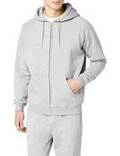 Bluzy męskie - Urban Classics TB014C męska bluza z kapturem Zip Hoody Grey, XXL TB014C-111 - miniaturka - grafika 1