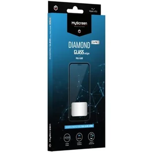 MYSCREEN Szkło hartowane Diamond Glass Lite Edge Full Glue do Motorola Moto G31/G71 Czarny - Szkła hartowane na telefon - miniaturka - grafika 1