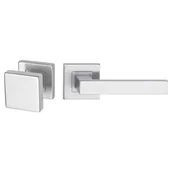 Klamki - DOMINO Gałko-klamka ruchoma Topaz Prawa Inox Stal nierdzewna - miniaturka - grafika 1