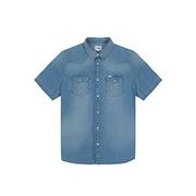 Koszule męskie - Wrangler Męska koszula westernowa, Dusky Cloud, rozm. XL, Dusky Cloud, XL - miniaturka - grafika 1