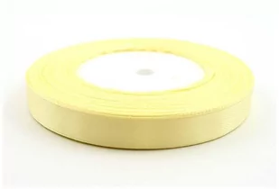 BREWIS Wstążka dekoracyjna satynowa 12mm/32m ecru Brewis 2 - Pasmanteria - miniaturka - grafika 1