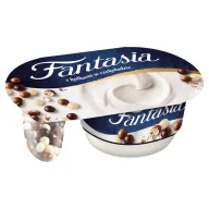Kefiry, jogurty, maślanki - Danone - Jogurt kremowy ze zbożowymi kulkami w czekoladzie - miniaturka - grafika 1