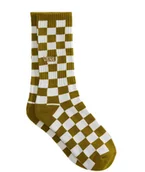 Skarpetki męskie - Skarpety Męskie VANS Checkerboard Crew Burnt Gold (1 para)VN000QBDEMJ1 M - miniaturka - grafika 1