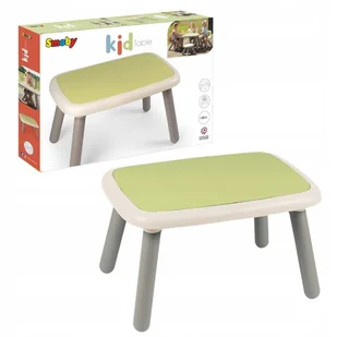 Smoby Life Stolik Dla 4 Dzieci Do Pokoiku Dziecięcego Zielono-Szary 18M+ - Place zabaw - miniaturka - grafika 1